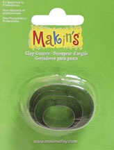 Makin's Clay Cutters 3/Pkg - Oval