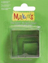 Makin's Clay Cutters 3/Pkg - Square