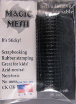 Magic Mesh Self-adhesive Fine Weave - black
