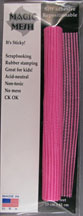 Magic Mesh Self-adhesive Linen Weave - Fab Fuschia