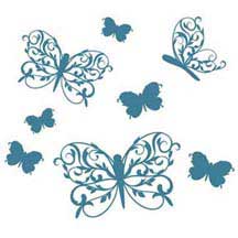Make It Crafty - Laser Cut Chipboard - Delicate Butterflies