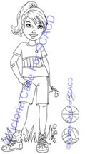 Jennifer (along with 3 sports balls to customize)
